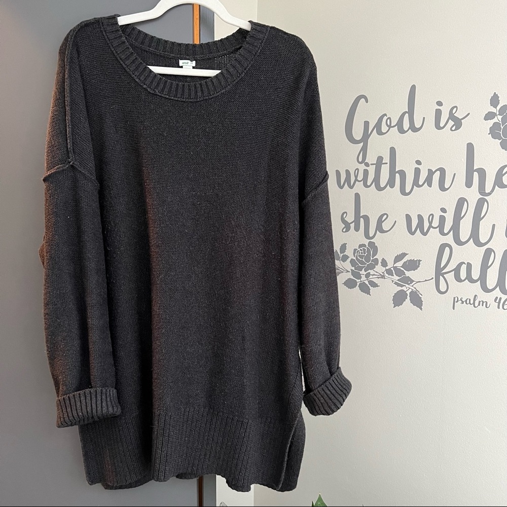 Charcoal Gray Aerie Sweater